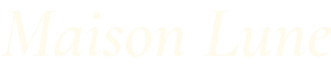 Maison Lune, in its pale italic serif over the photo.
