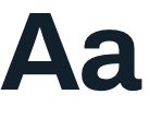 Aa in Elm at Riverside's heading typeface.